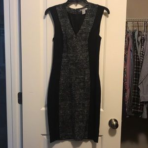 Black and grey dress